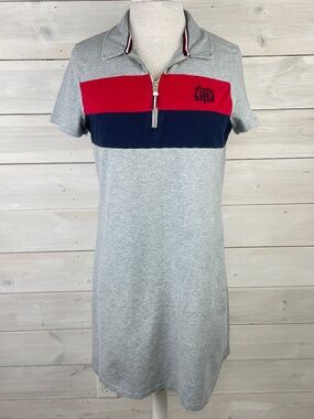 Tommy Hilfiger Athletic Gray T-Shirt Dress